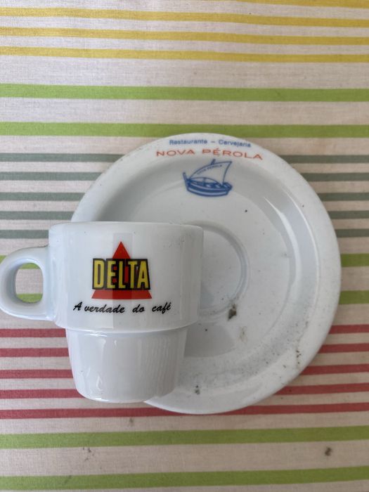 Chavenas de cafe  personalizadas delta - raras