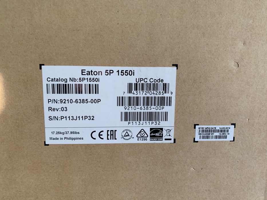 Eaton 5p 1550і Джерело безперебійного живлення