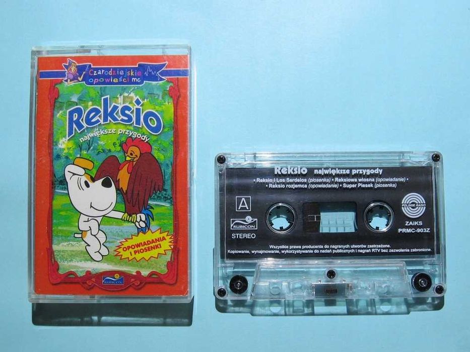 Reksio największe przygody kaseta magnetofonowa