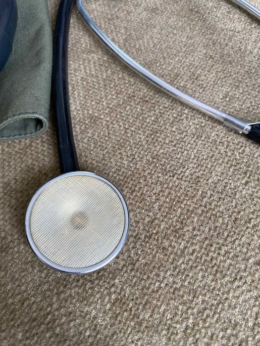 Vintage, PRL, ZRSS, Ciśnieniomierz + stetoskop, w pełni sprawny