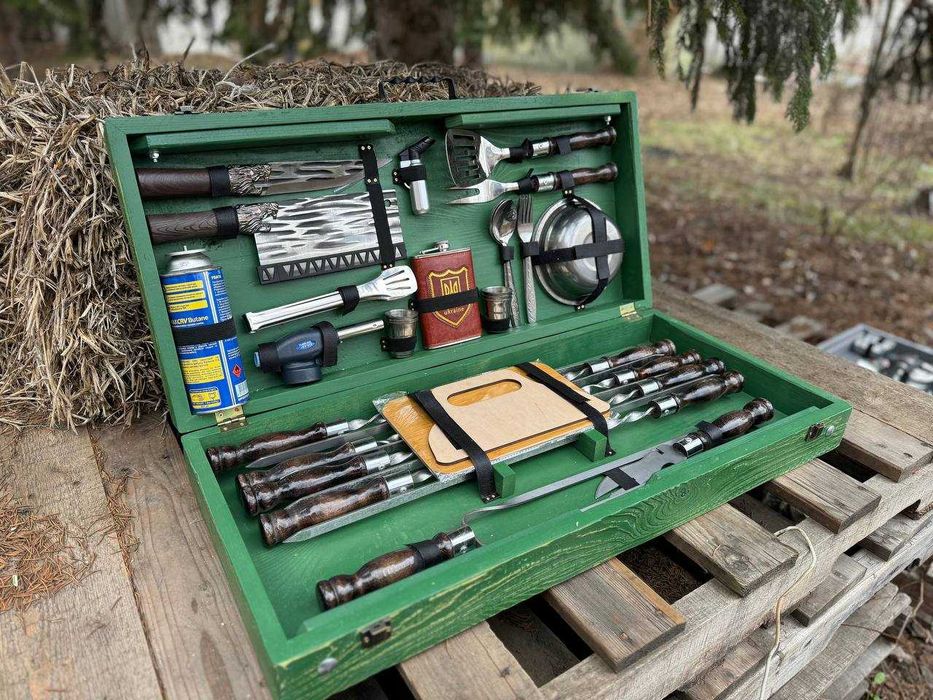 Подарунковий набір шампурів у кейсі Шампура на подарунок Набор