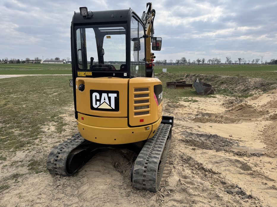 Cat 302.7 2020r 2 łyzki Faktura Vat Minikoparka Gąsienicowa