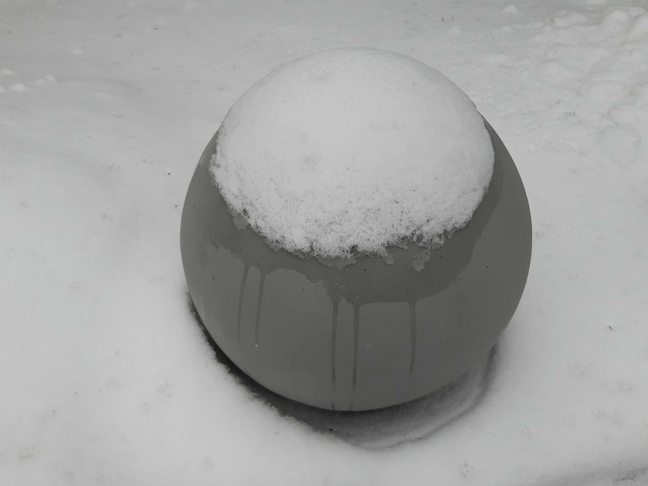 Kula betonowa lekka kula betonowa ogrodowa 80cm śr