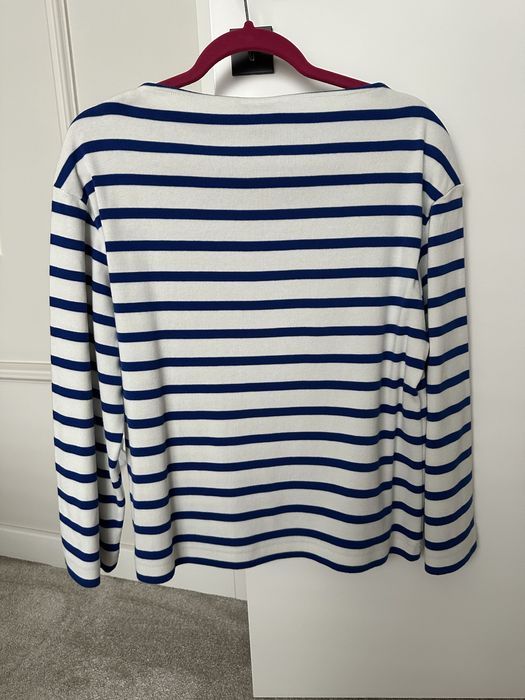 Bluzka w paski z dekoltem w łódeczkę rozm. M