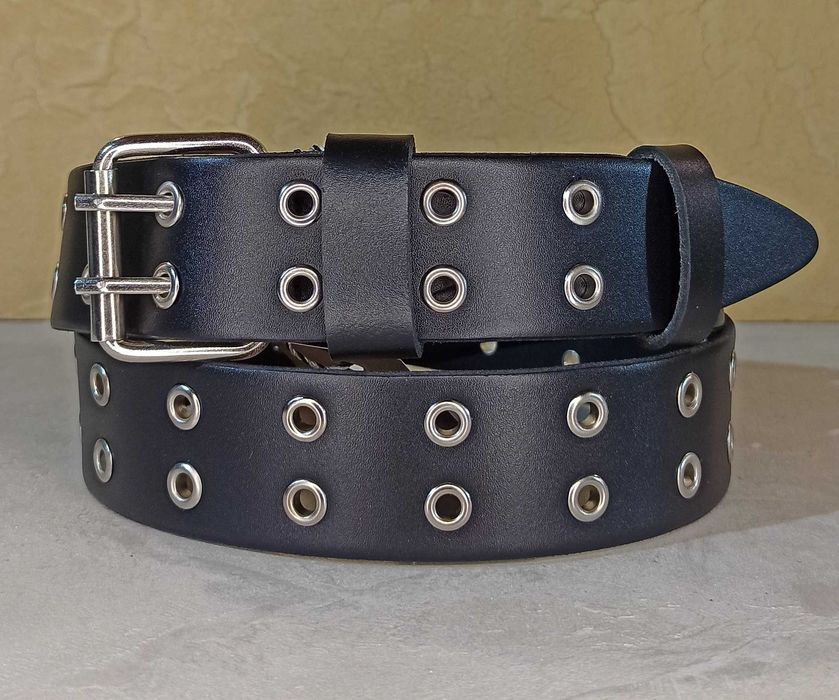 Женский ремень-пояс с люверсами кожаный жіночий ремінь пояс  унісекс