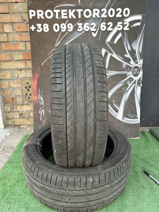 Шини  245/45 R19 Continental ContiSportContact 5, летние пара.