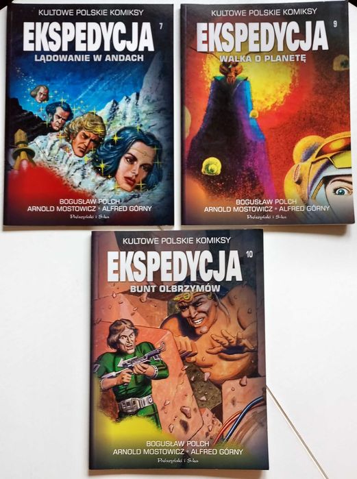 Ekspedycja - Kultowe Polskie Komiksy - 3 tomy.