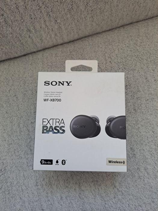 Słuchawki bezprzewodowe sony WF-XB700