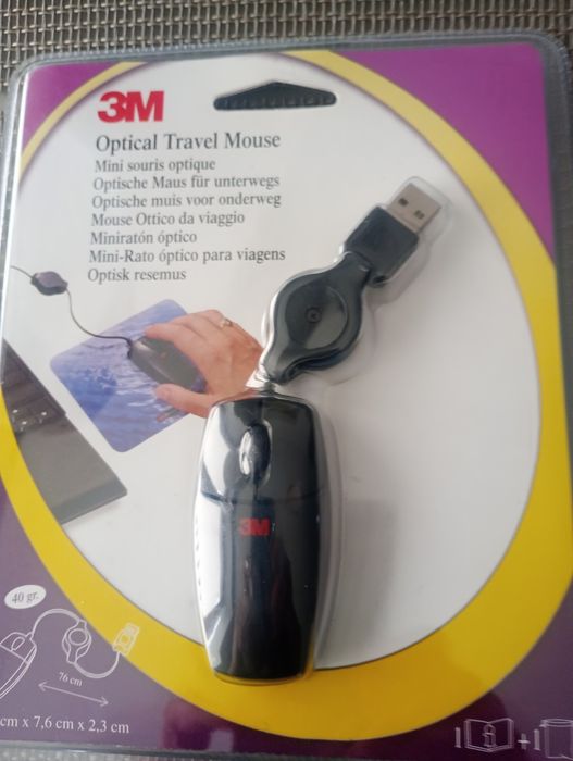 Mini myszka optyczna  podróżna