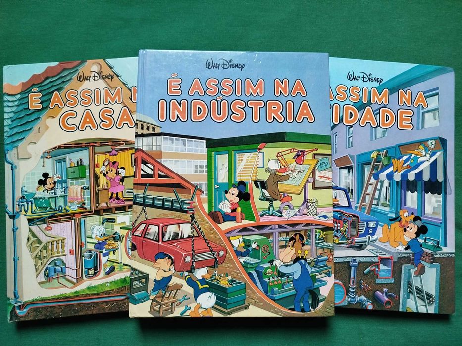 Álbuns Disney Coleção É Assim Na... (Círculo de Leitores 1982)