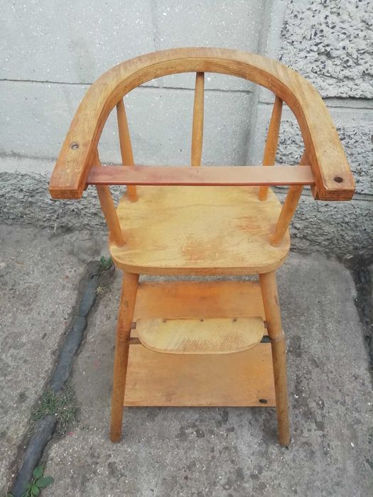 Стульчик для кромления стол трансформер деревянный