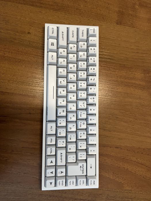 2E Gaming K3360 RGB — механічна ігрова клавіатура, біла, USB, 8 режимів підсвітки