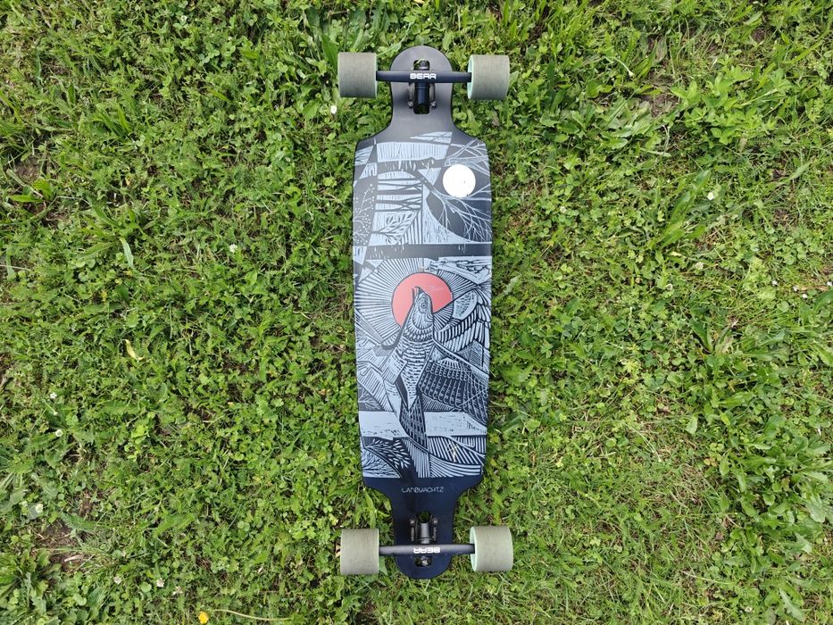 Landyachtz Drop Cat 38 Black Seeker - longboard