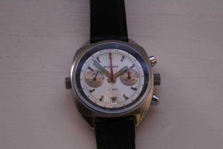Poljot chronograf mechaniczny ręcznie naciągany, kaliber 3133, ZSRR/Rosja, Telemeter