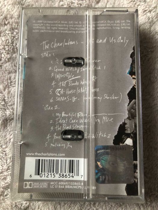 Kaseta - The Charlatans - Us And Us Only (1999 Universal)