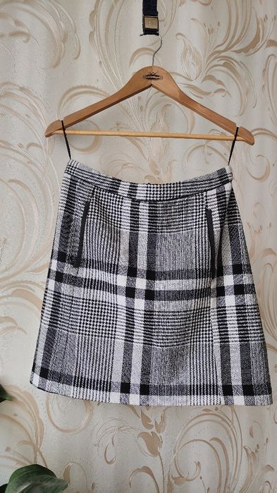 Тепла спідничка у клітинку