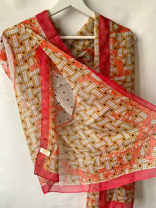 Jedwabna chustka apaszka 100% jedwab silk