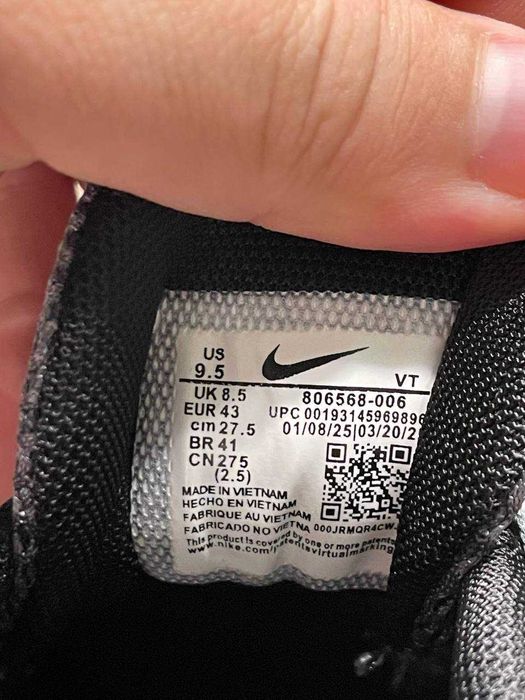 Кросівки Nike Free Run 3.0 v3 Dark Grafite premium