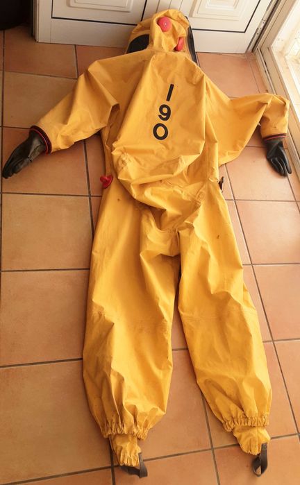 Fato Bombeiros Hazmat + Botas Bombeiros Harvik 41\42,Pouco Uso - 200€