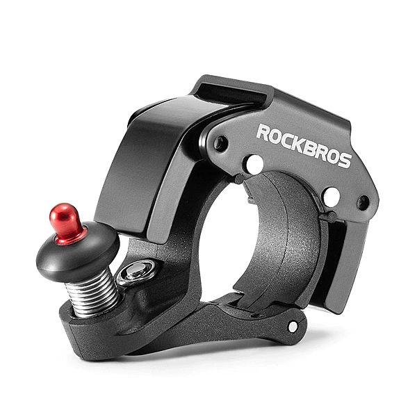 Dzwonek rowerowy Rockbros kształt C - czarny