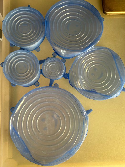 Tampas de silicone para caixas