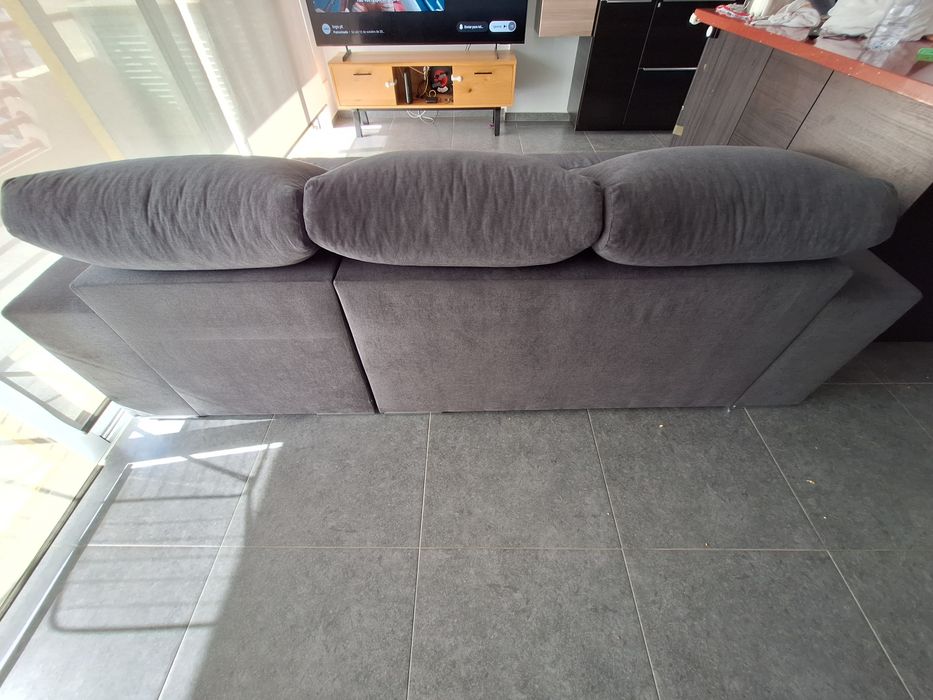 Sofá-cama DUBAI cinza — recolha de 4 a 10 de janeiro