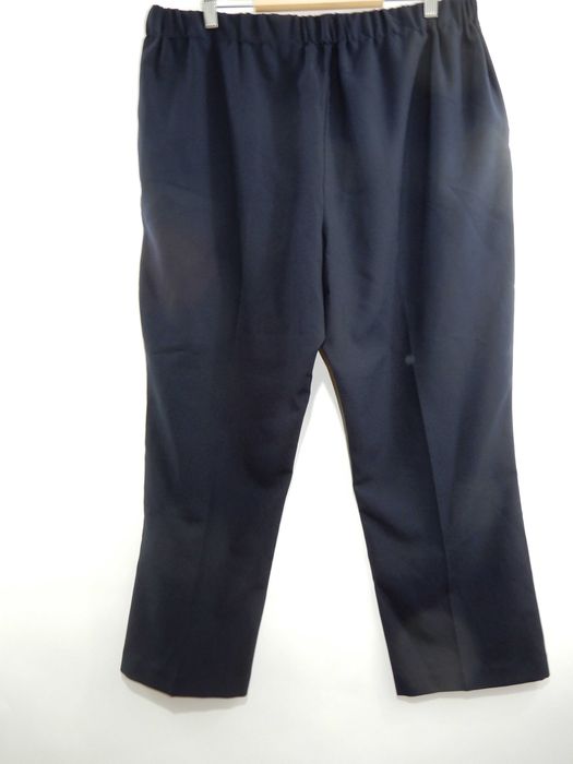 Spodnie eleganckie biurowe praca kant granatowe Bonmarche 46 48 3XL 4XL