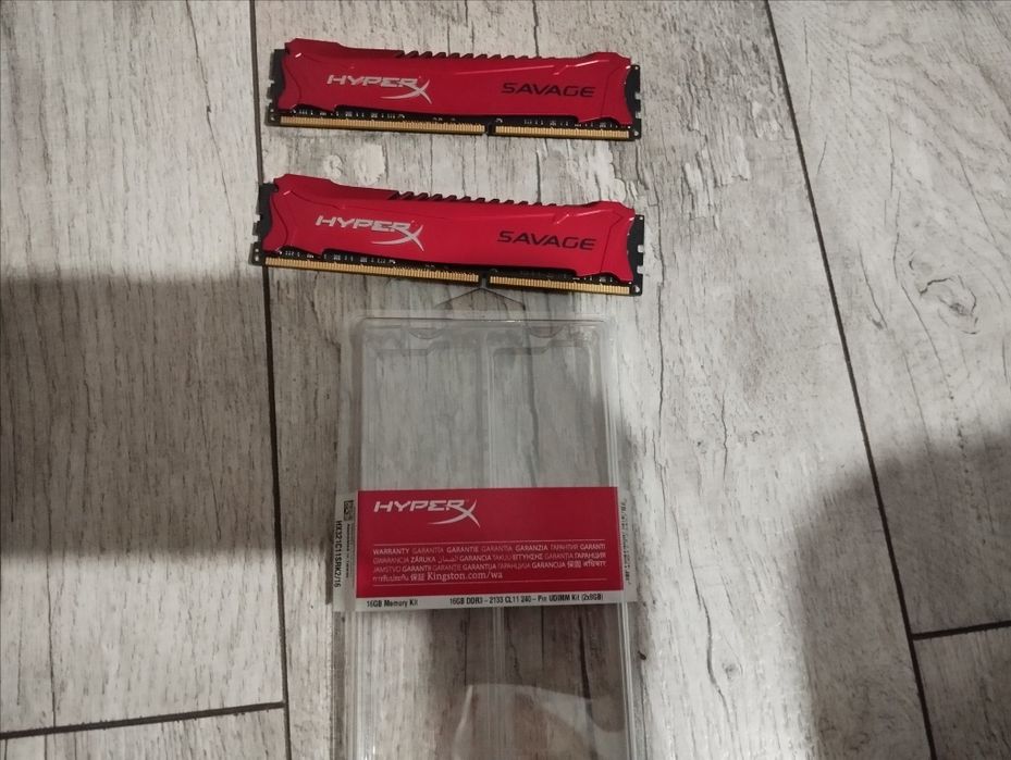 Pamięć RAM DDR3 HyperX Savage 16GB 2x8GB 2133MHz