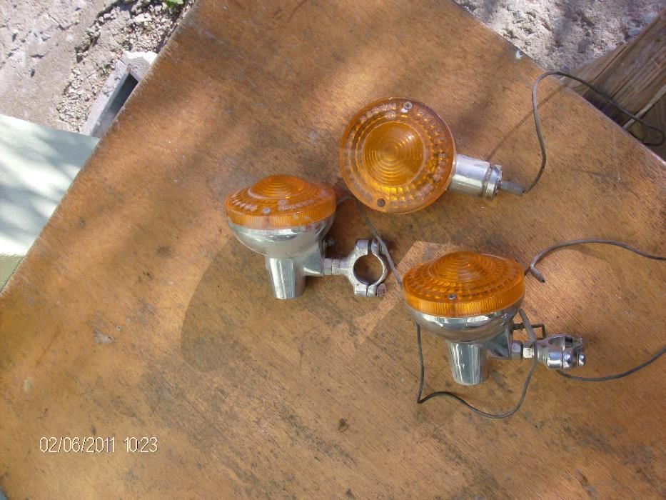 Piscas de motas 3 unidades