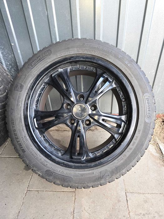 Felgi aluminiowe 17 z oponami do BMW E60 E61 7.5j ET20 5x120