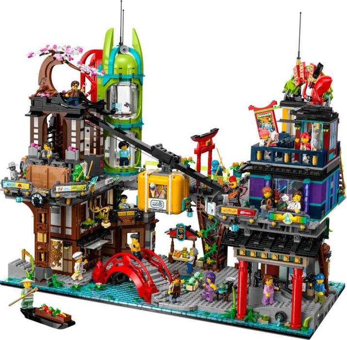 Під замовлення‼️ 1 в 1 як LEGO NINJAGO Ринкова площа (71799), 6163 дет