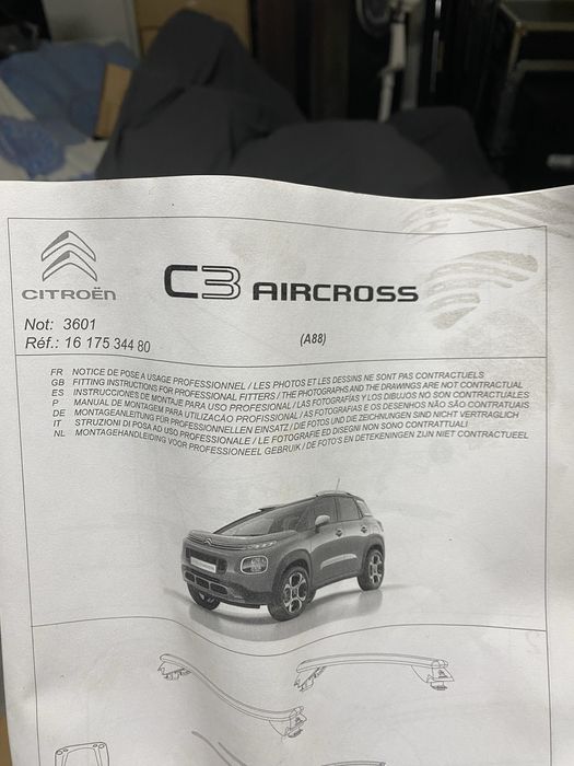 Barras para Citroen C3 Aircross