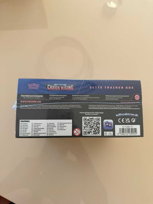 Pokémon Chaos Rising Elite Trainer Box - Versão Inglesa