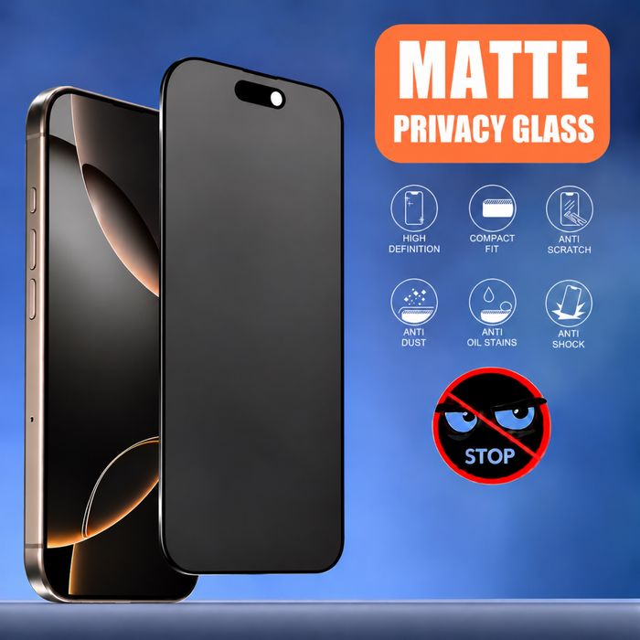 Матове Privacy скло для iPhone 18 Pro