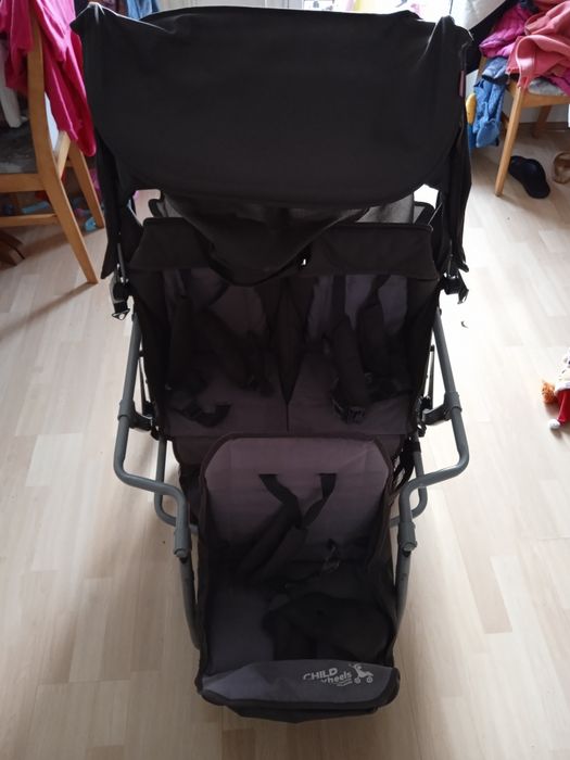 Wózek trojaczki używany