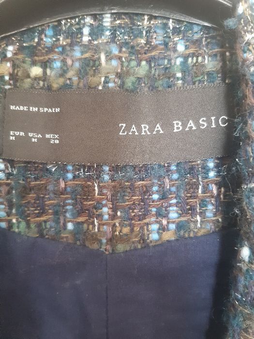 Żakiet Zara marynarka blezer 38 ciepły