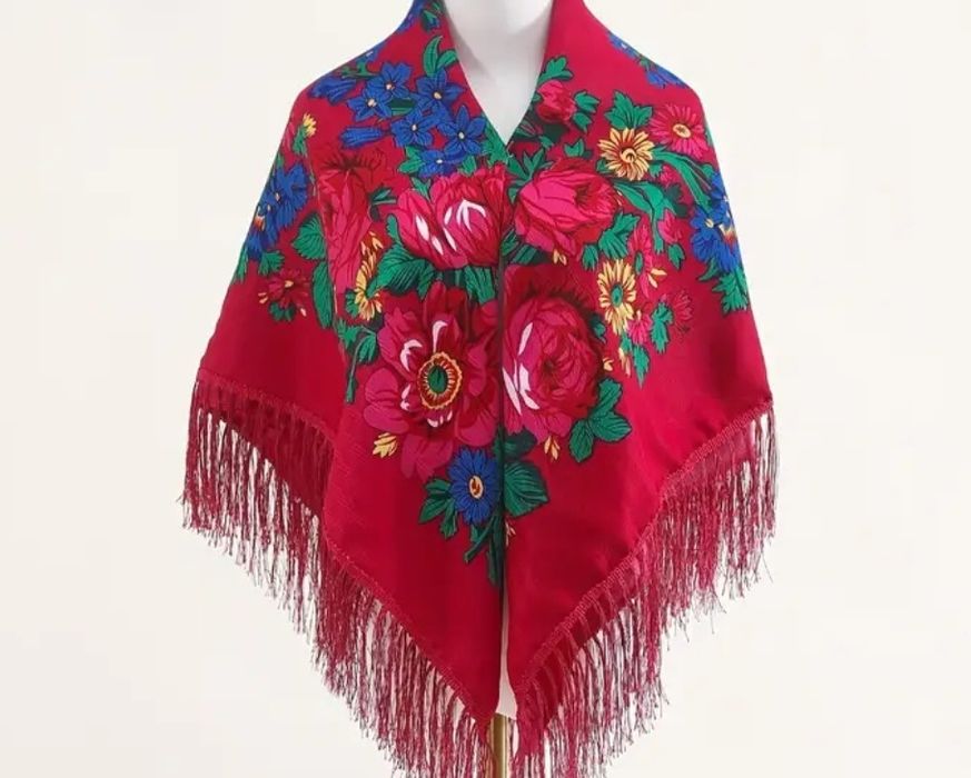 Chusta ludowa, chusta Cleo Nowa duża