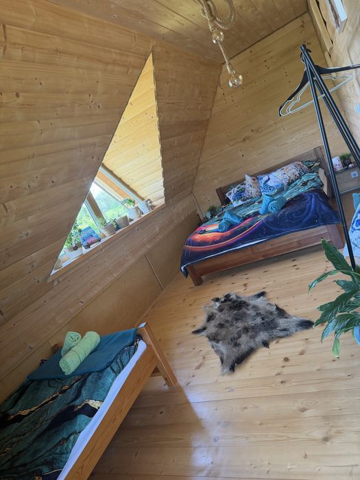 Gdow domek z jacuzzi a'la leśniczówka nad stawem