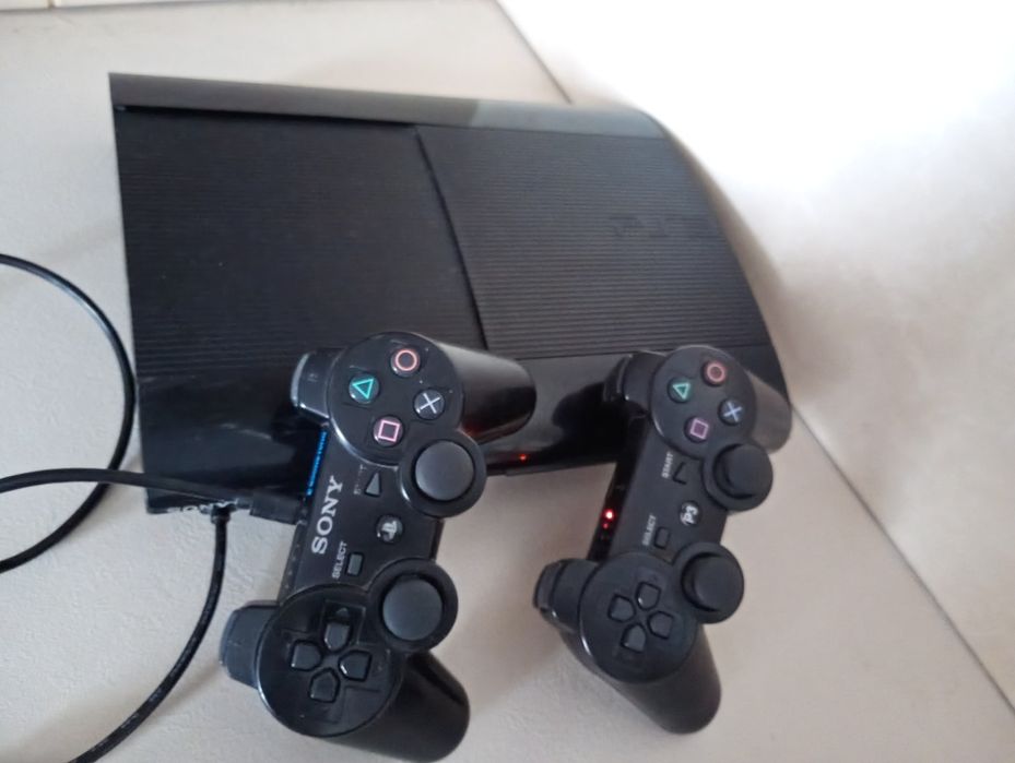 Игровая приставка Sony Playstation 3 PS3 Super Slim 500ГБ 2 дж