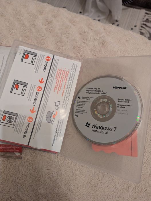 Windows 7 professional 64 bit oryginalna CD