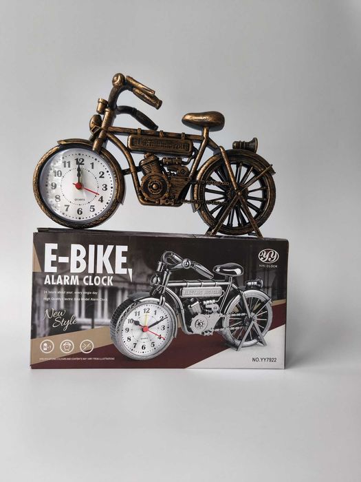 Zegar budzik ozdoba dekoracja rower vintage retro nowy