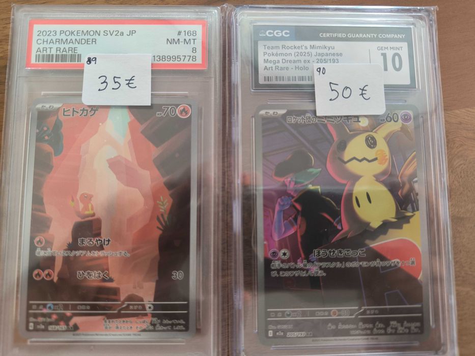 Graded Pokemon TCG - PSA/BGS/CGC Inglês e Japonês