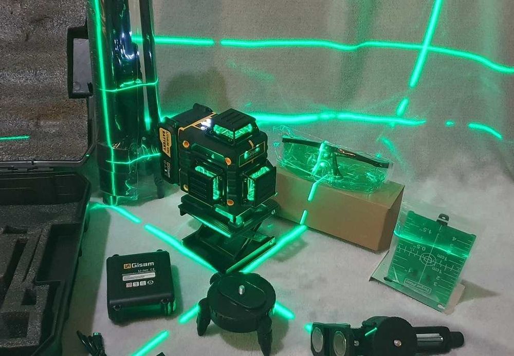 Poziomica laserowa 4D 360 16 linii