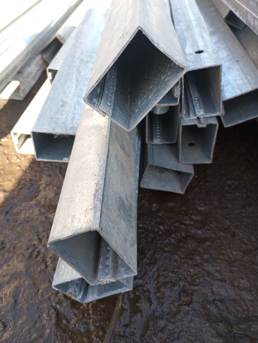 Проф труба оцинкованная 35х55 мм