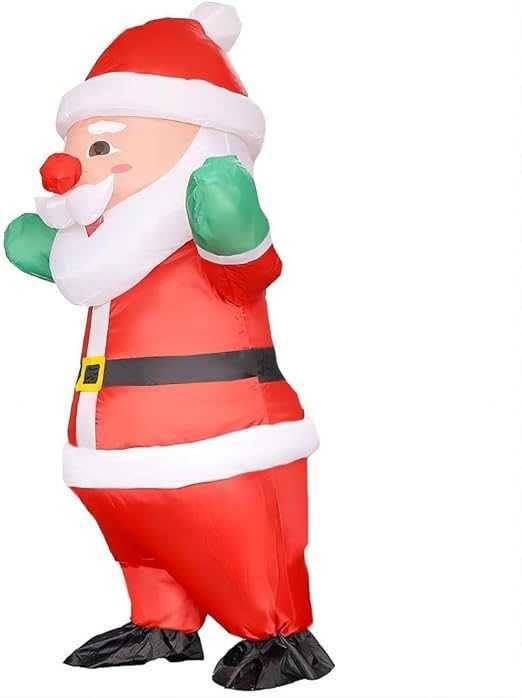 Nadmuchiwany kostium Mikołaja