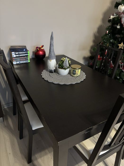 Stol Ikea i krzesla komplet