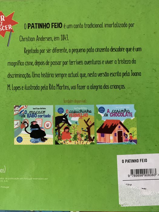 Livro O Patinho Feio