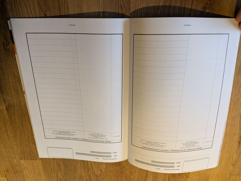 Dziennik budowy MG Projekt