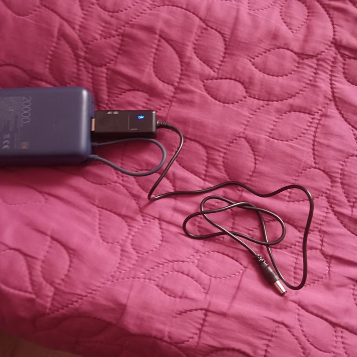 Кабель живлення Wi-fi роутера USB,DC, чорний з перемикачем напруги