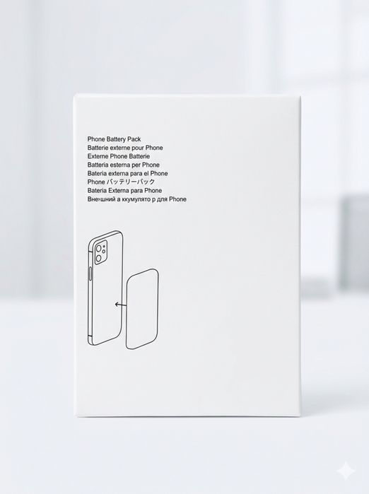 Powerbank Magnética 5000mAh MagSafe – Carregamento Rápido